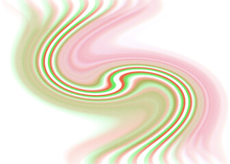 An abstract transparent iridescent color blur design element.