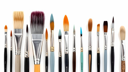 Variety of Paintbrushes