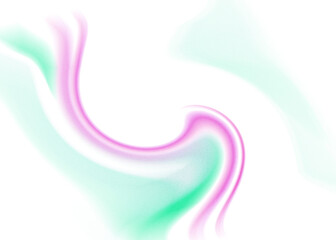 An abstract transparent iridescent color blur design element.