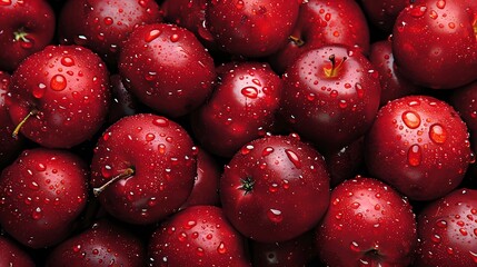 red apples background 