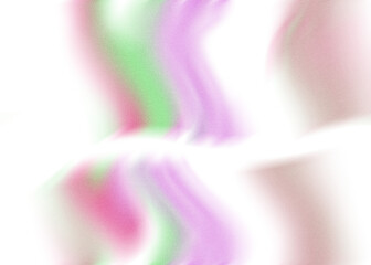 An abstract transparent iridescent color blur design element.