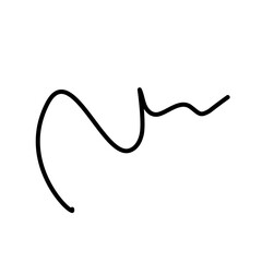 Random Linear Ripple Doodle Art