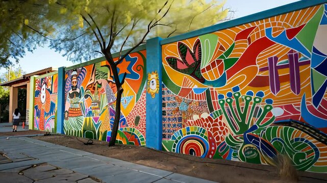Vibrant Mural Art in Tucson, Arizona