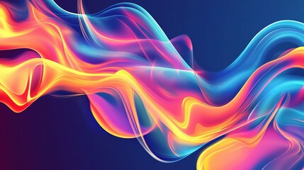 Obraz premium Vibrant Abstract Flame Effect with Stunning Background Illustration