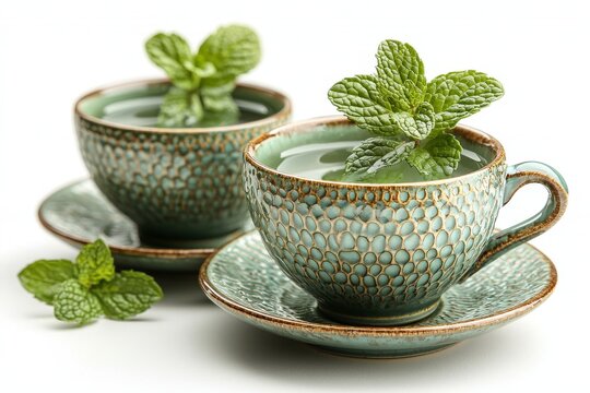 An authentic image capturing the essence of Moroccan Mint Tea.