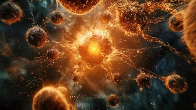 The beginning of life animation video