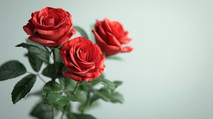 Bouquet of red roses