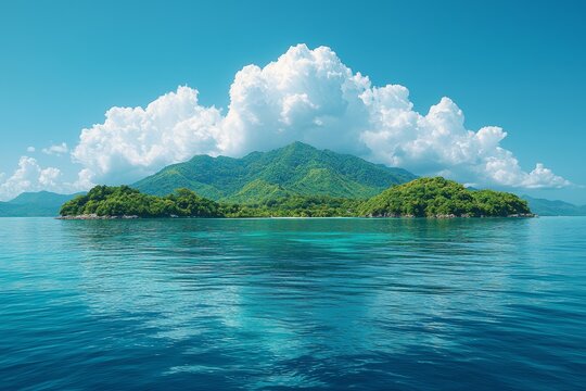 The island of Malalison or Mararison, situated near Culasi, Antique, in the Philippines.