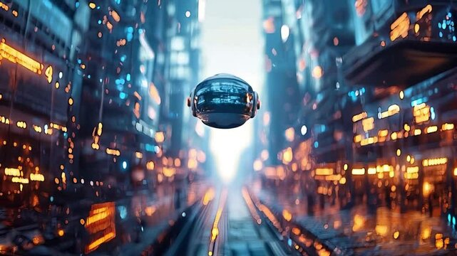 ai robot mask computer video animation