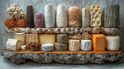 Delve into the domain of exotic dairy products and unique culinary treats in the kitchen.