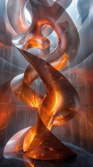 Creating unique sculptures and models, experimenting with different techniques and finishes.