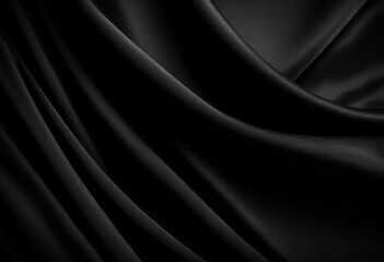 Obraz premium stunning black fabric backdrop captivating product high quality visual appeal, texture, drape, design, elegance, cloth, shimmer, display, modern