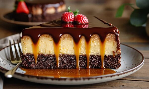 chocoflan mexican dessert video