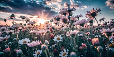 field of flowers