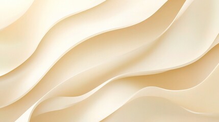 Obraz premium Soft Beige Gradient Background with Abstract Wave Effects