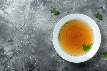 healthy food bowl top view