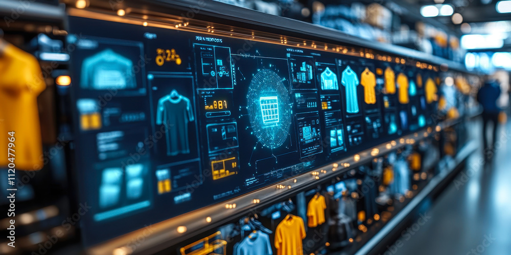 Poster ai-driven sizing solutions transforming e-commerce shopping experience to reduce returns
