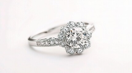 Elegant Flower Bouquet and Notepad on Contemporary Desk Setting