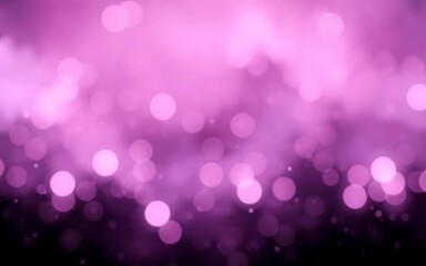 Soft purple bokeh background glowing pink circles blurred lights abstract dreamy backdrop