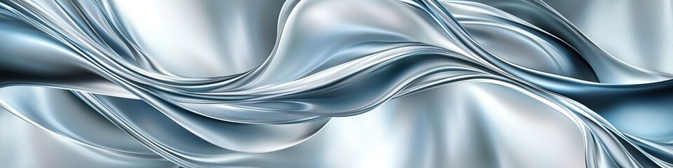 Naklejka premium Abstract Background. Liquid silver metal, mercury. 