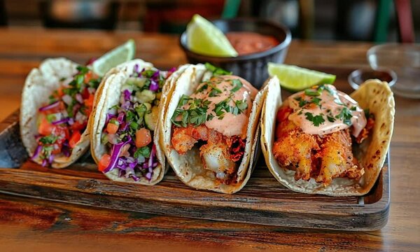 Tacos de pescado mexican street food video