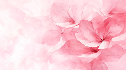 Flores rosadas en fondo suave - obrazy, fototapety, plakaty