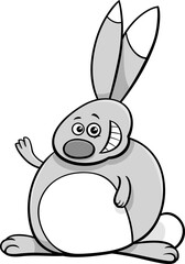 cartoon rabbit or bunny comic animal character