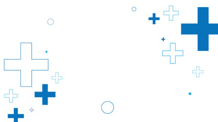healthcare background with plus sign