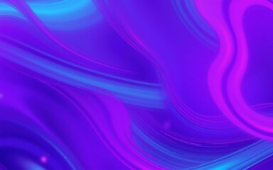 Fototapeta premium Vibrant flowing liquid abstract waves with electric blue and deep purple hues, concept for digital art, modern design backgrounds and futuristic technology interfaces