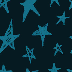 Star pattern on dark background in artistic design