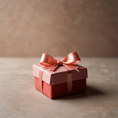 red gift box with ribbon