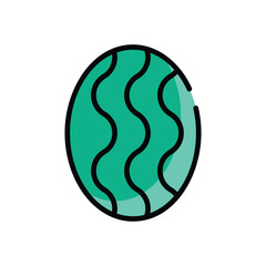 Watermelon vector icon