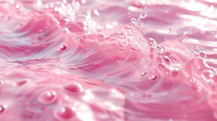 Splash cosmetic moisturizer water micellar toner or emulsion purple colored abstract background