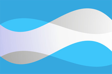 Blue abstract modern wavy background with shades of gray, vector illustration featuring smooth curves and creative design elements.