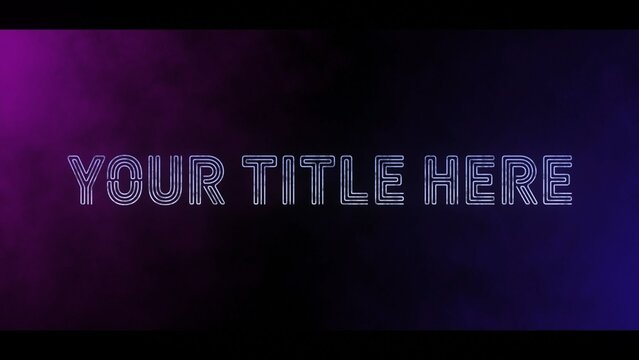 Colorful Duotone Bright Cinematic Trailer Title Intro