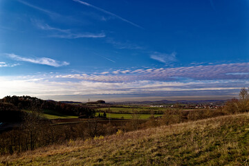 Naklejka premium cold winter sunny morning in Bovaria