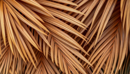Close-up of tropical leaves in deep mocha mousse tones, offering a vibrant and nature-inspired visual aesthetic.