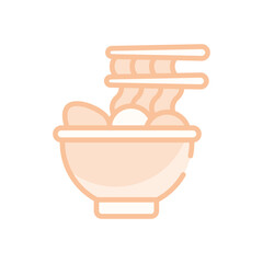 Ramen vector icon