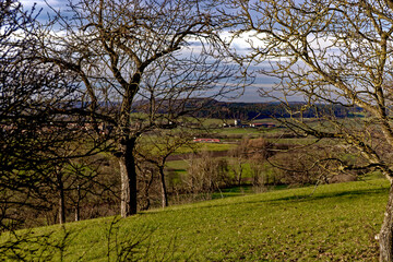 cold winter sunny morning in Bovaria