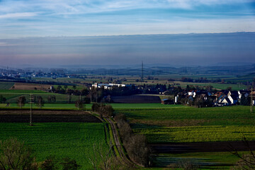 cold winter sunny morning in Bovaria