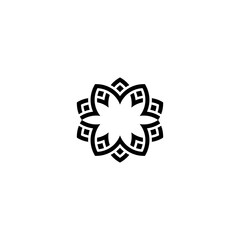 Creative flower inspiration design template