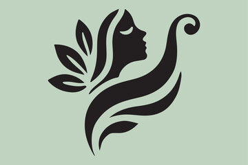 Vector Illustration of Monogram Beauty logo.