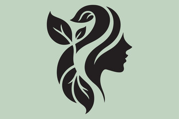 Vector Illustration of Monogram Beauty logo.