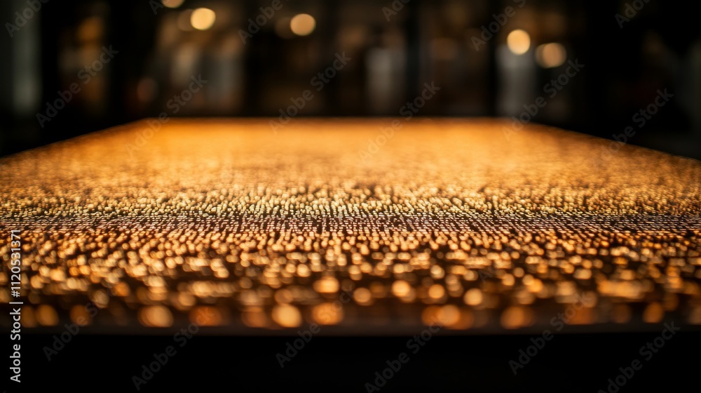 Aufkleber A close-up view of a glowing computer screen filled with binary code, showcasing reflections of numbers on a dark workspace, providing a sleek and modern atmosphere