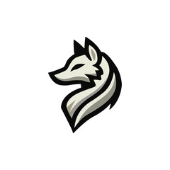 Fox icon. Fox black linear logo. Fox branding icon. Fox vector icon design. Fox isolated on white background. Fox animal vector outline. Vector illustration.