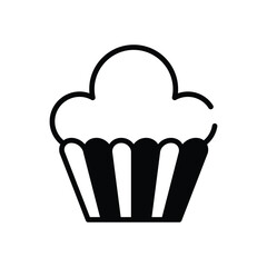 Cupcake Liner vector icon