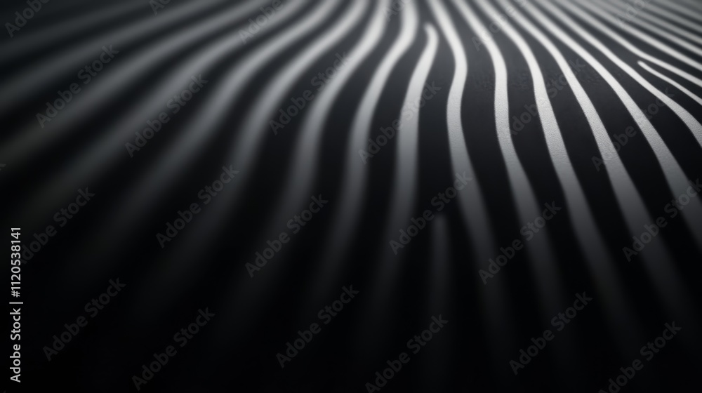 Poster a high-resolution seamless zebra skin pattern featuring bold black and white stripes, providing ampl