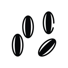 Cumin Seed vector icon