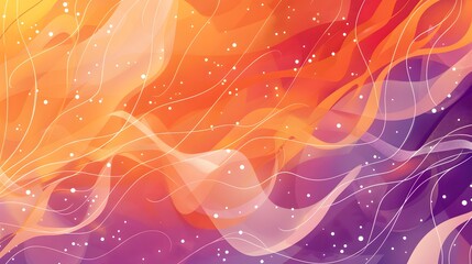 A vibrant abstract design with flowing colors and soft lines creating a dreamy atmosphere.