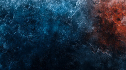 Obraz premium Abstract dark blue and red grunge background texture . Winter theme